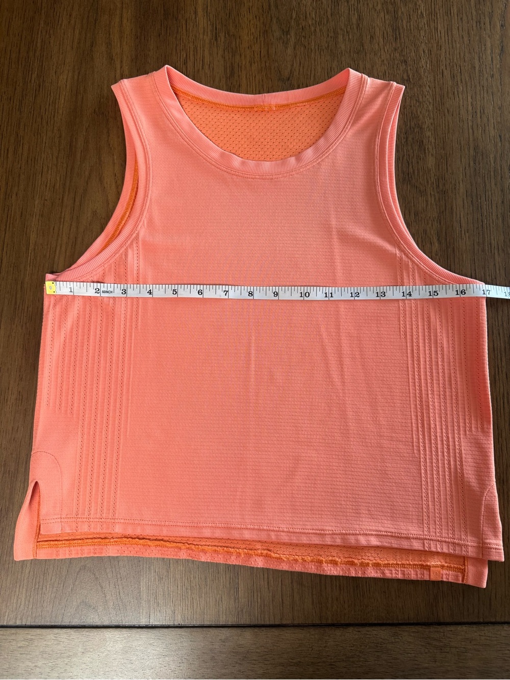 Lululemon Train to Be Bright Orange Tank Top/Size 6/Excellent Condition
